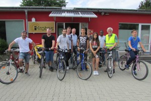 Flüchtlinge bei iKratos zum Thema Erneuerbare Energien