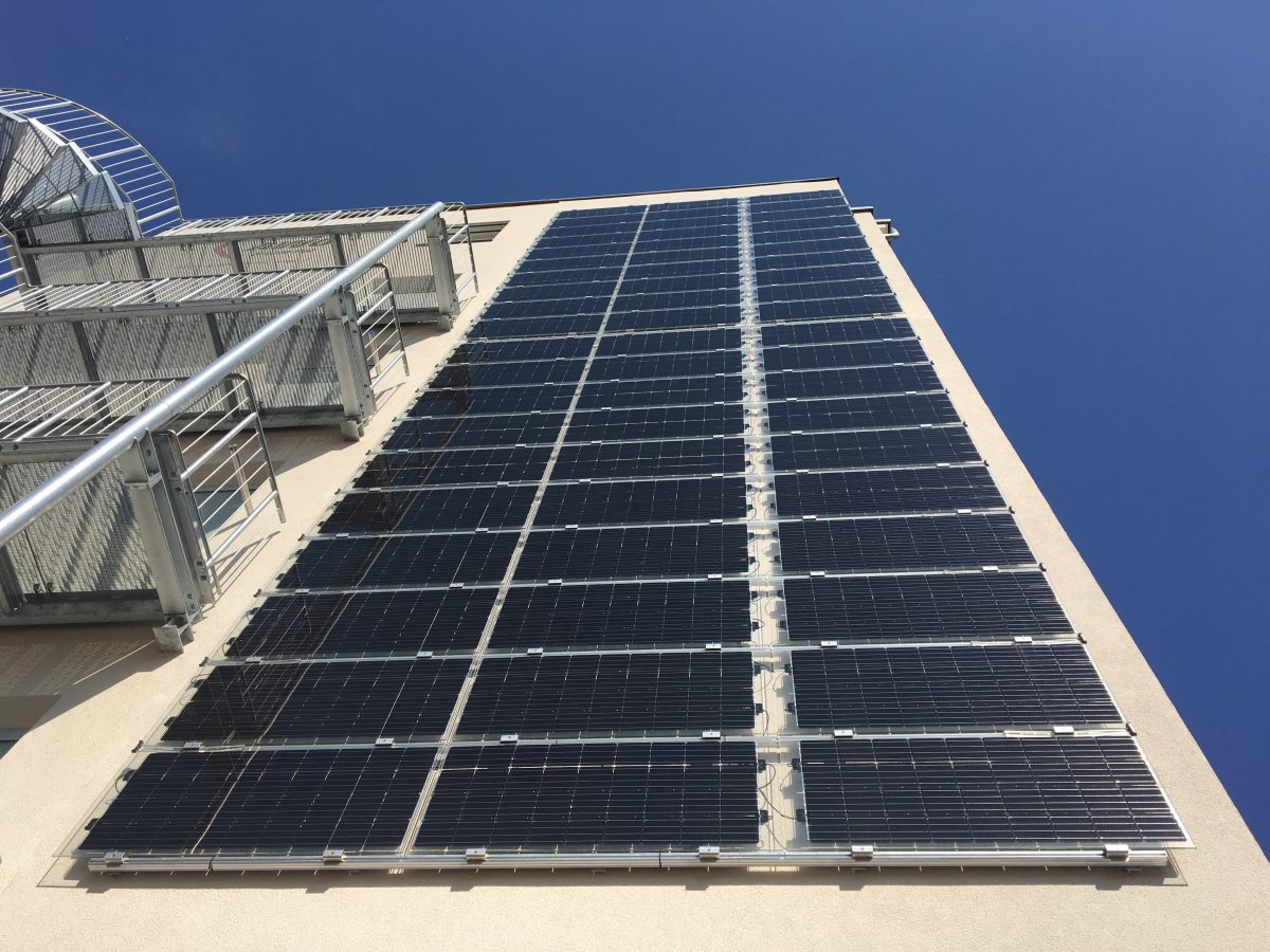 Solar an der Fassade – geht das?