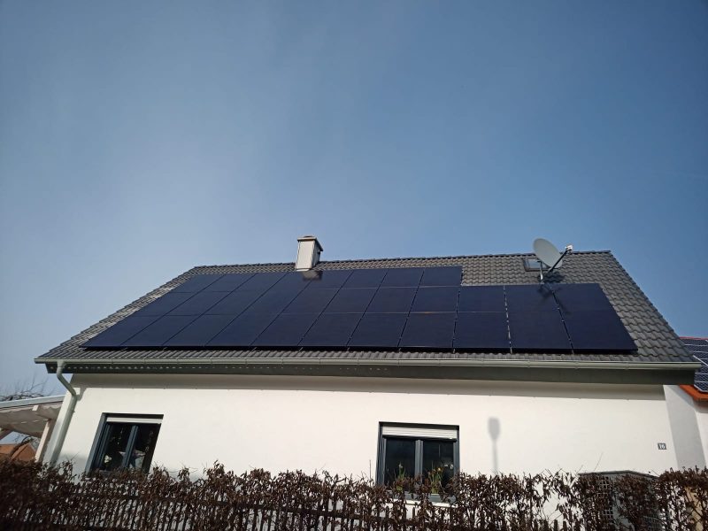 Solaranlage und Photovoltaikanlage darf nicht blendet